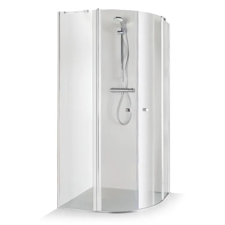 Dušas stūris pusapaļš Baltijos Brasta SONATA 90x90cm